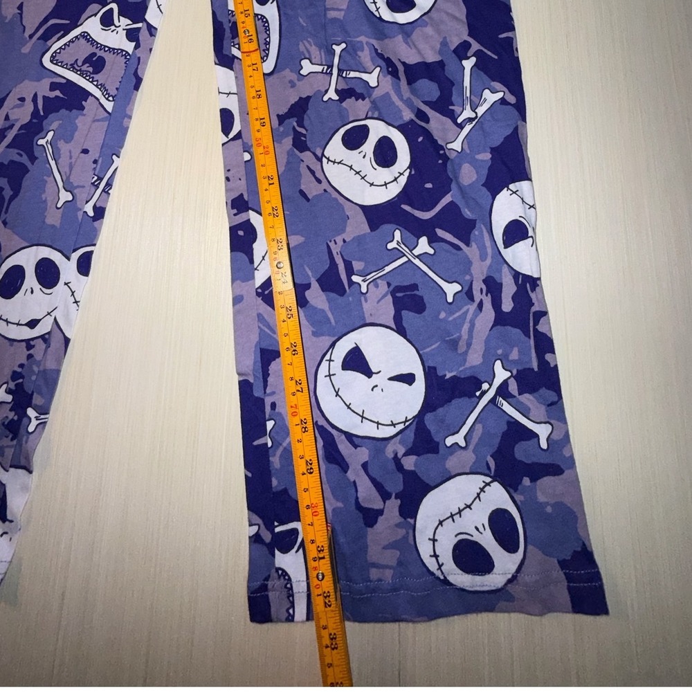 Disney Nightmare Before Christmas Jack Skellington Camo Pajama Pants Purple L - Picture 6 of 7